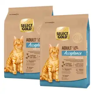 SELECT GOLD Acceptance Adult Geflügel und Leber 2x2,5 kg