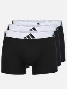 Herren Trunks im 3er Set Schwarz