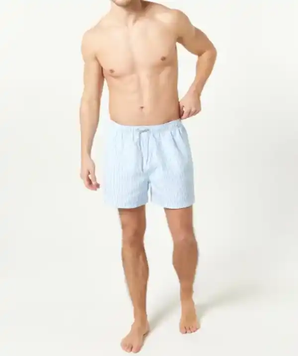 Bild 1 von Badeshorts gestreift, blau