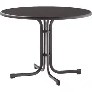 Sieger Klapptisch Rund Eisengrau 100 cm x 100 cm