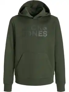 Jack&Jones Junior JJECORP LOGO SWEAT HO Hoodie Grün
