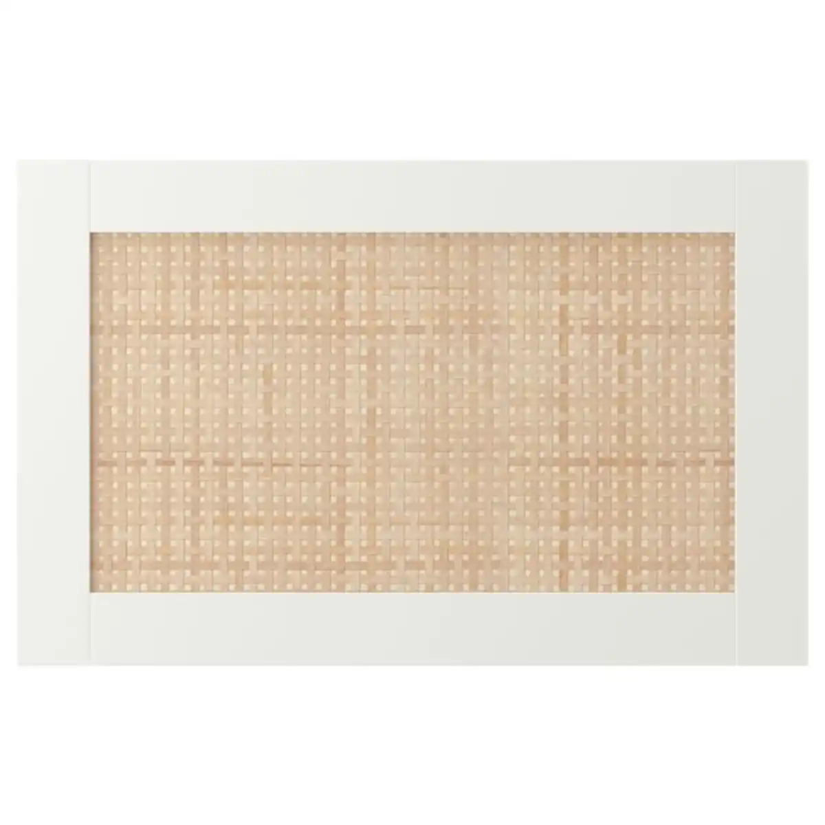 Bild 1 von STUDSVIKEN Tür/Schubladenfront, weiß/geflochtene Pappel, 60x38 cm