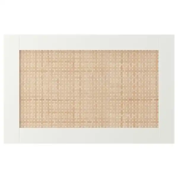 Bild 1 von STUDSVIKEN Tür/Schubladenfront, weiß/geflochtene Pappel, 60x38 cm