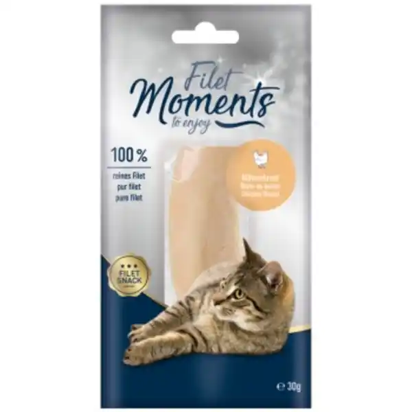 Bild 1 von MOMENTS Filet Snack Huhn 10x30 g