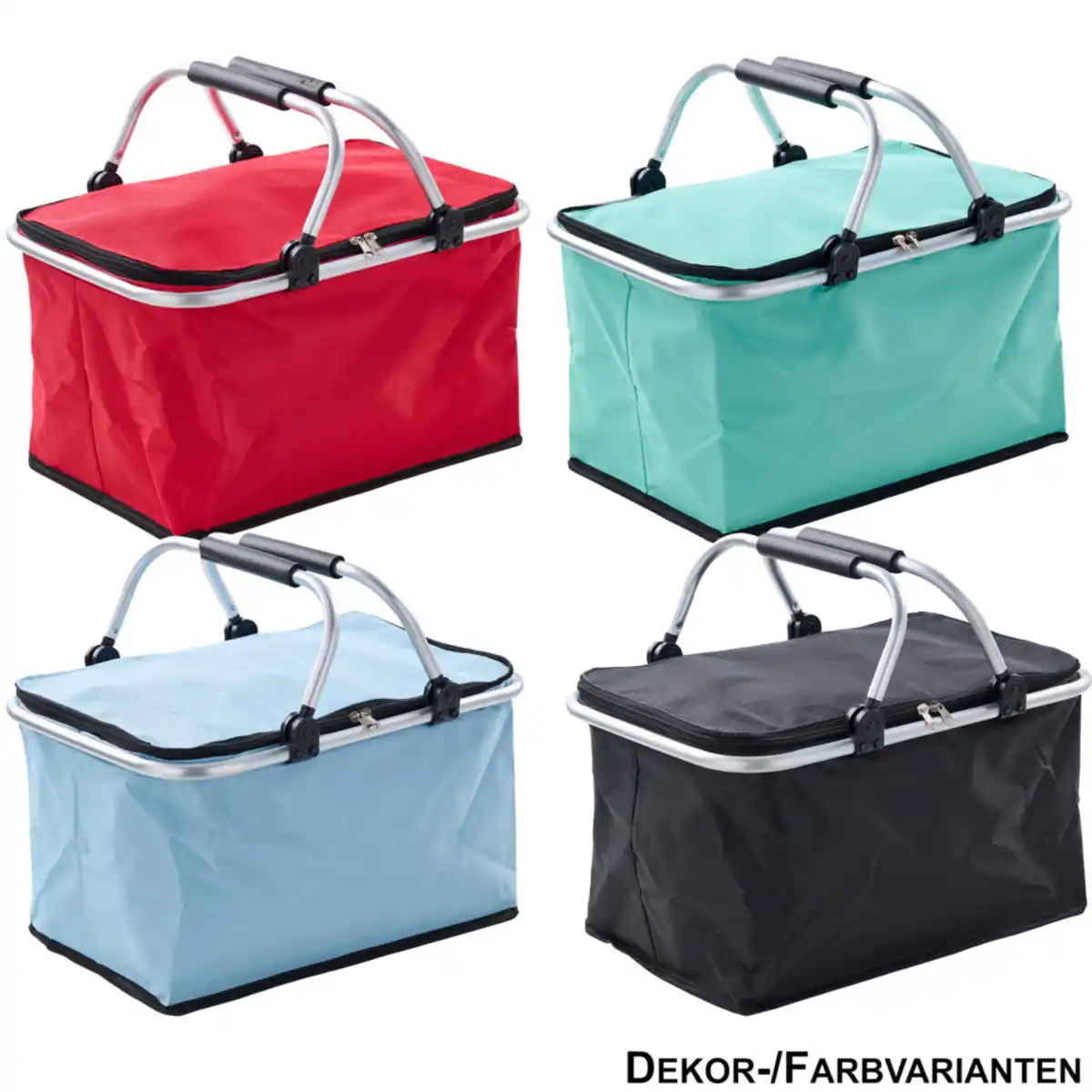 Bild 1 von Einkaufskorb isoliert 48 x 28 x 24 cm aus Polyester verscheidenfarbig