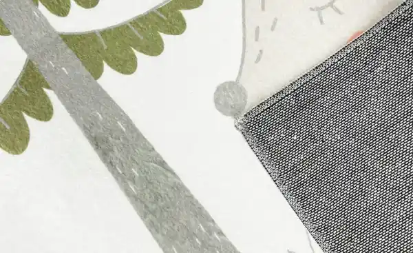 Bild 4 von KJUT Kurzflorteppich Bär+Eule