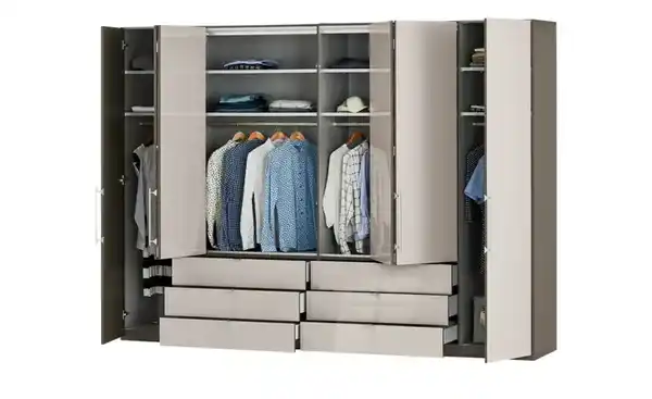 Bild 2 von Falttüren-Panoramaschrank, 6-türig Beda