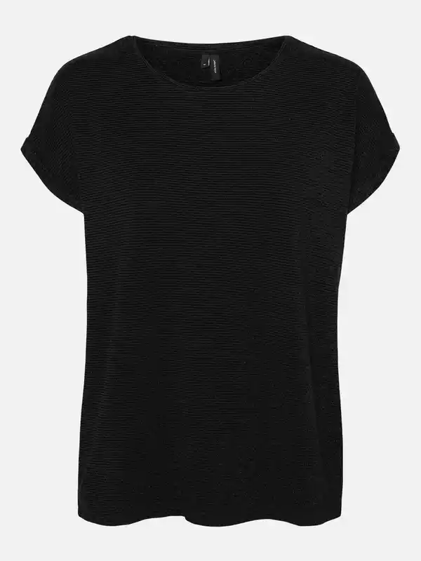 Bild 1 von Vero Moda VMLAVA PLAIN SS TOP L Shirt Schwarz