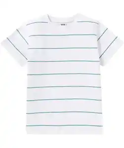 Gestreiftes T-Shirt, weiß gestreift