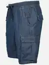 Bild 3 von Herren Cargoshorts mit Bindekordel Blau