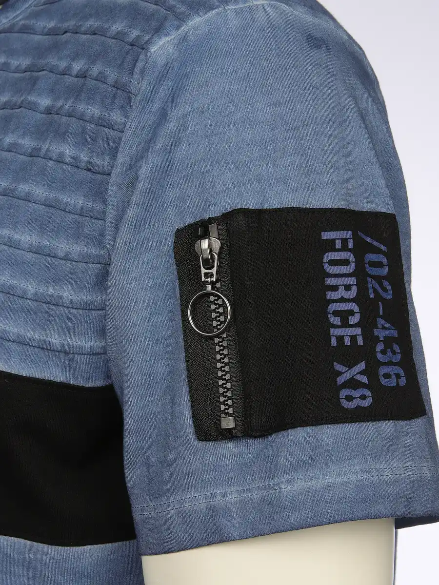 Bild 3 von Herren Henleyshirt im Used Look Marine