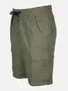 Bild 3 von Herren Cargoshorts mit Bindekordel Oliv