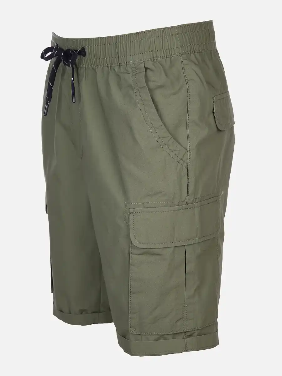 Bild 3 von Herren Cargoshorts mit Bindekordel Oliv