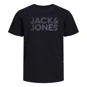Jack&Jones Junior JJECORP LOGO TEE SS C Shirt Schwarz