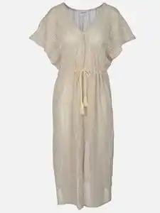 Damen Strand- Kimono Beige