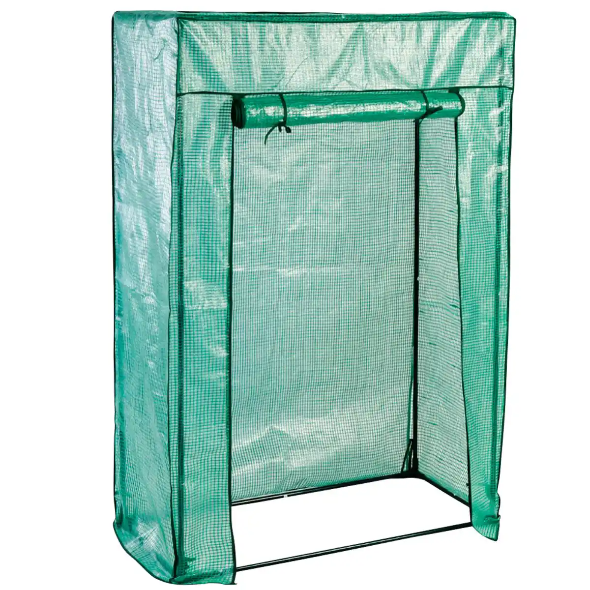 Bild 1 von Tomatenhaus mit Metallrahmen 100x50x150 cm und PE-Folie in grün