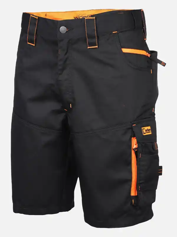 Bild 1 von Herren Arbeitsshorts mit Neondetails Schwarz