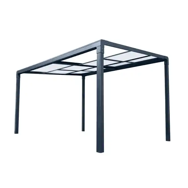 Bild 2 von Floraworld Terrassenüberdachung Air 2 Aluminium Anthrazit 392 cm x 305 cm