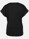 Bild 2 von Damen Shirt mit abgeschrägten Ärmeln Schwarz