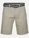 Bild 1 von Herren Chino Bermuda mit Gürtel Weiß