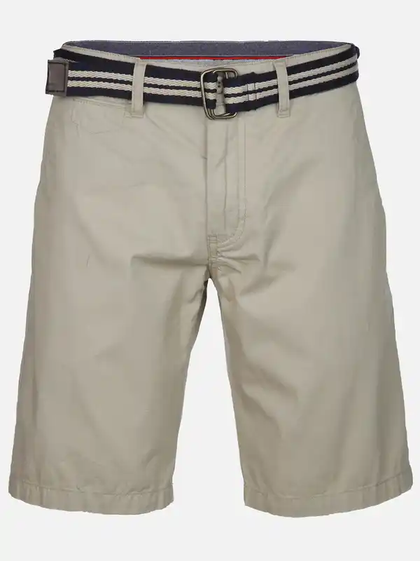 Bild 1 von Herren Chino Bermuda mit Gürtel Weiß