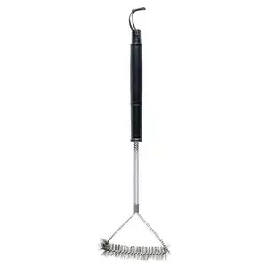 Grillbürste 49 cm mit Drahtborsten aus Edelstahl