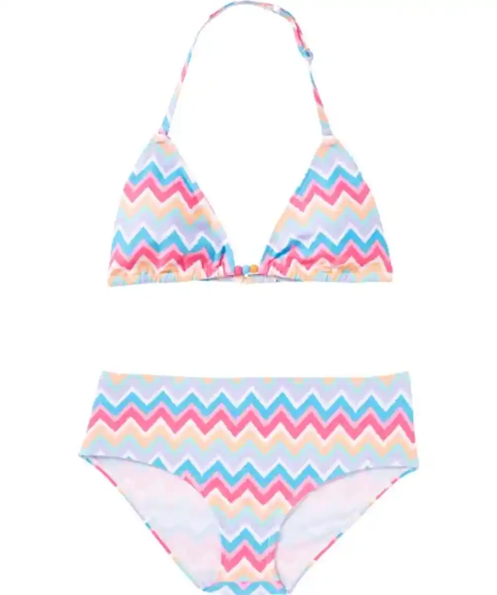 Bild 1 von Triangel-Bikini Zickzack, pink gemustert