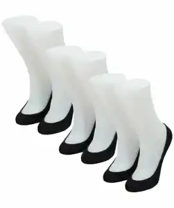 Basic Füßlinge, schwarz