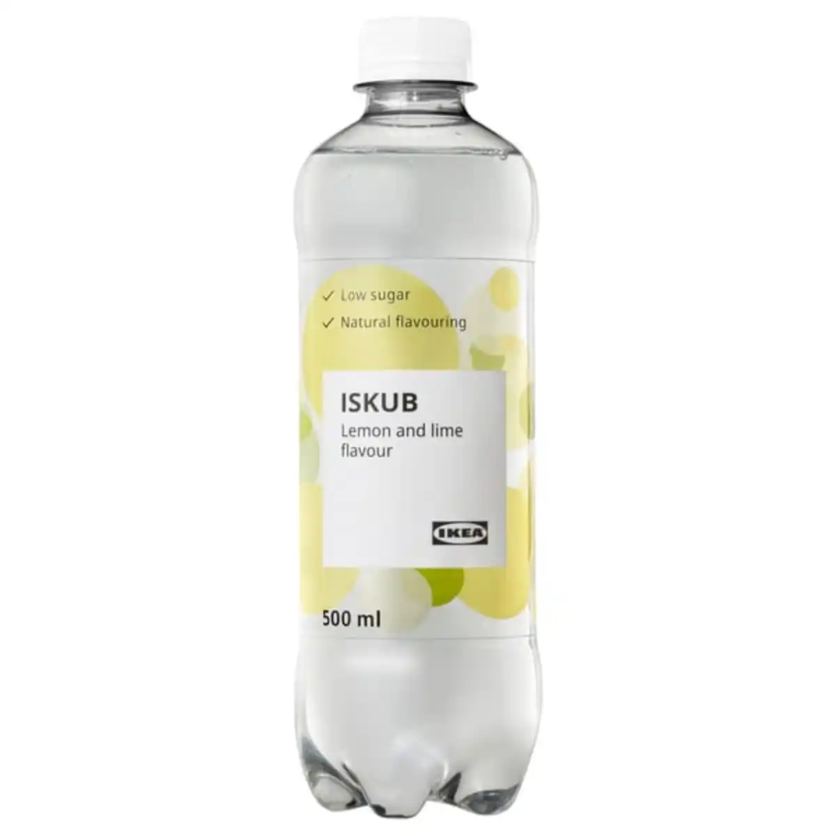 Bild 1 von ISKUB Sprudelgetränk, Zitronen-/Limettengeschmack/mit Zucker und Süßstoffen, 500 ml