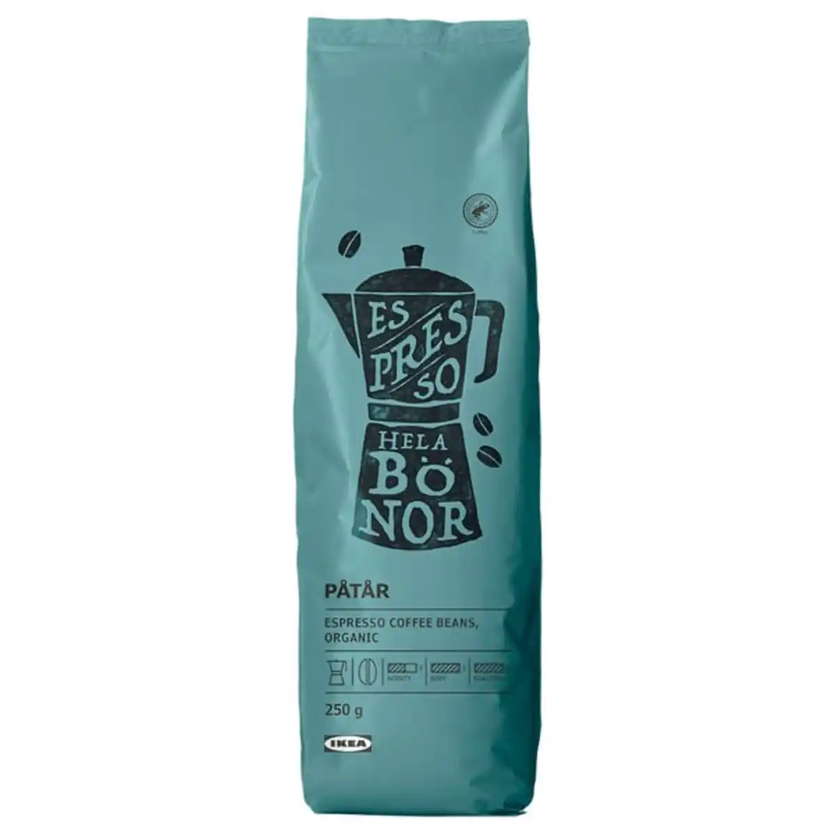 Bild 1 von PÅTÅR Espressobohnen, dunkle Röstung biologisch/Rainforest Alliance Certified, 250 g