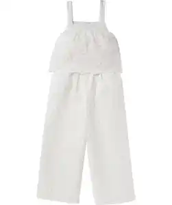 Jumpsuit aus Baumwolle, weiß