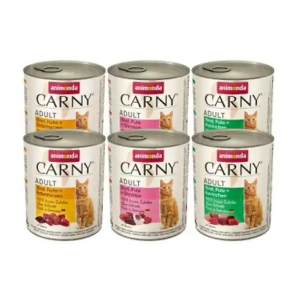 Bild 1 von animonda Carny Nassfutter Katze Adult, Mixpaket 6x800 g Mixpaket 2