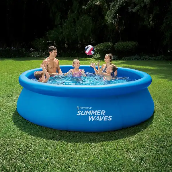 Bild 3 von Summer Waves Quick Set Ring-Pool-Set Ø 305 x 76 cm Rund Blau