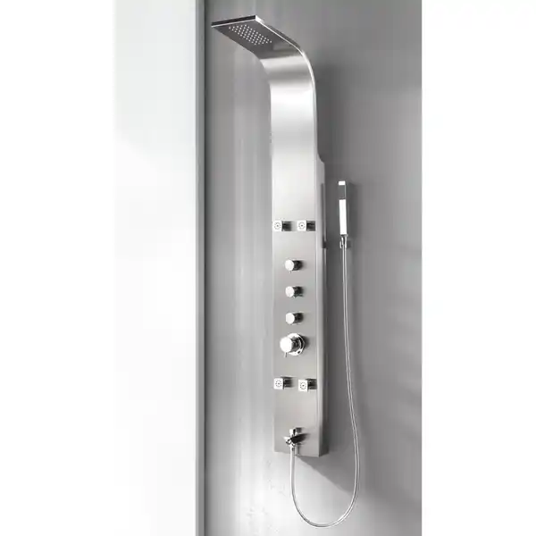 Bild 2 von Duschpaneel 140x20cm – 6 Hydro Massagejets & Wasserfalldusche