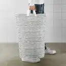 Bild 3 von KLUNKA Wäschesack, weiß/schwarz, 60 l