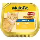 Bild 1 von MultiFit Nassfutter Katze Adult, in Sauce, Huhn 16x100 g
