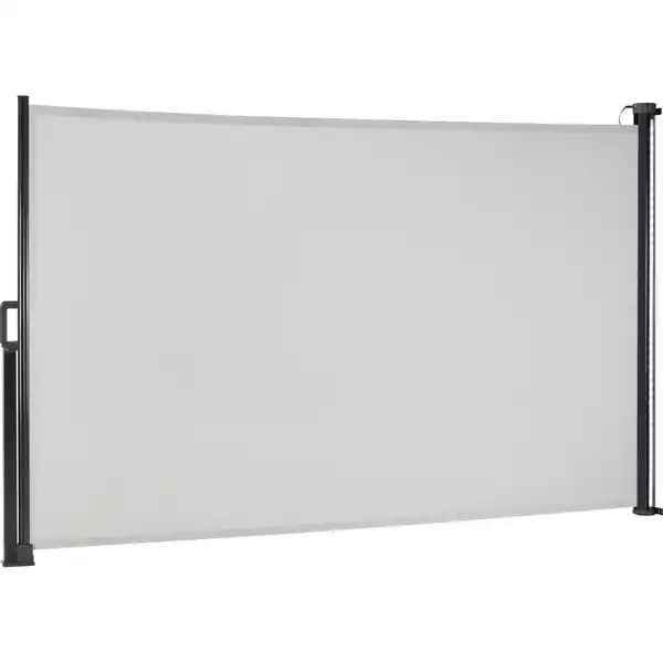 Bild 1 von Seitenmarkise Livingston 3x1,5m Silbergrau mit LED-Leiste