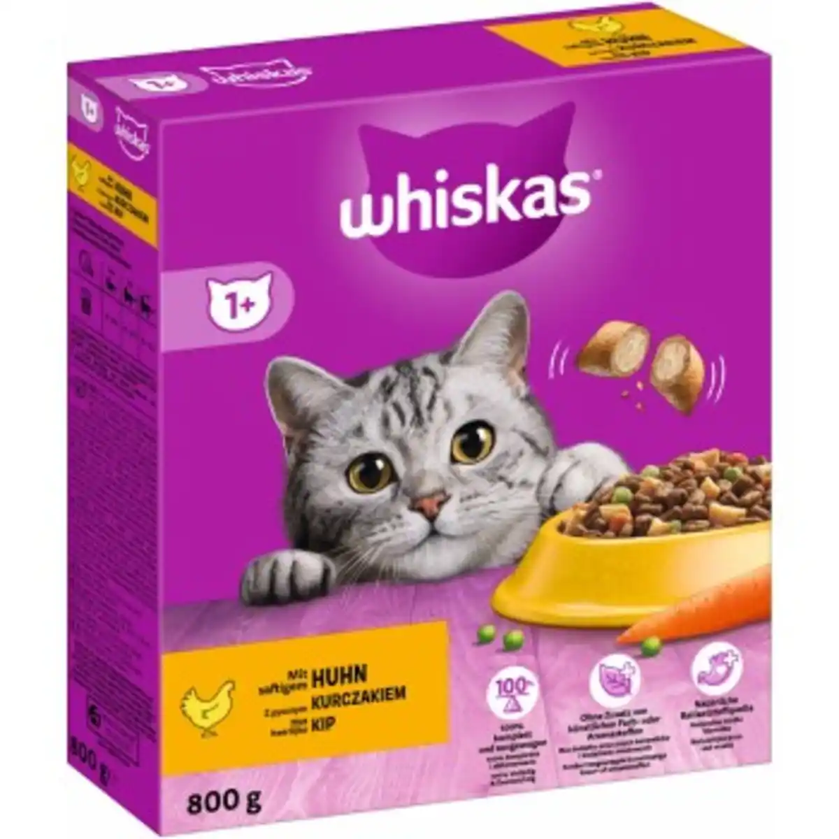 Bild 1 von Whiskas 1+ Adult Trockenfutter 800g