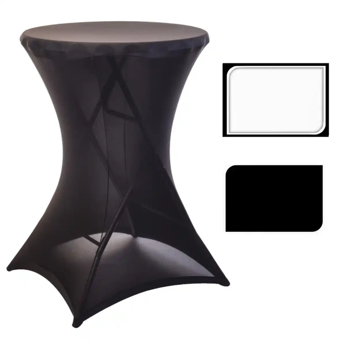 Bild 1 von Stehtischhusse Ø 85 x 115 cm aus Polyester & Elastan in verschiedenen Farben