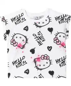 Hello Kitty T-Shirt, weiß
