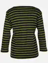 Bild 2 von Damen Streifenshirt mit 7/8 Arm Grün