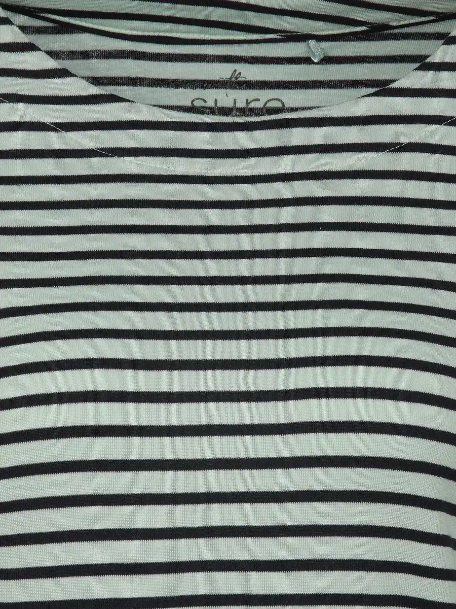 Bild 3 von Damen Streifenshirt mit 7/8 Ärmeln Blau