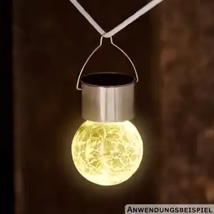 LED Solarleuchte zum Aufhängen 6 cm