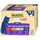 Bild 1 von MultiFit Adult Sauce Duo Fish & Classic Mix Multipack XXL 92x100g