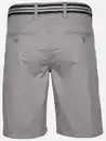 Bild 2 von Herren Chino Bermuda mit Gürtel Grau