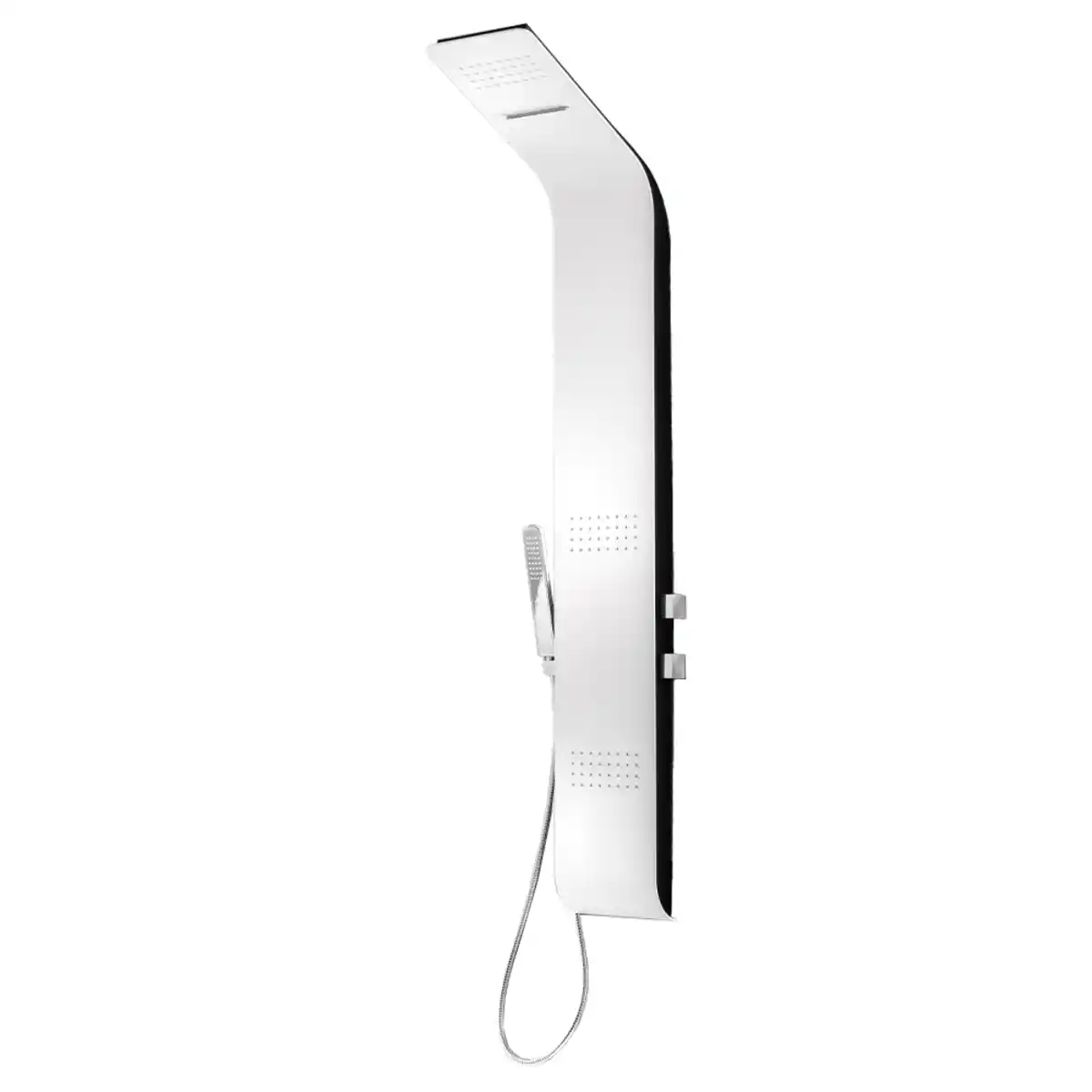 Bild 1 von Edelstahl Duschpaneel mit Regendusche & Massagedüsen 160x22cm