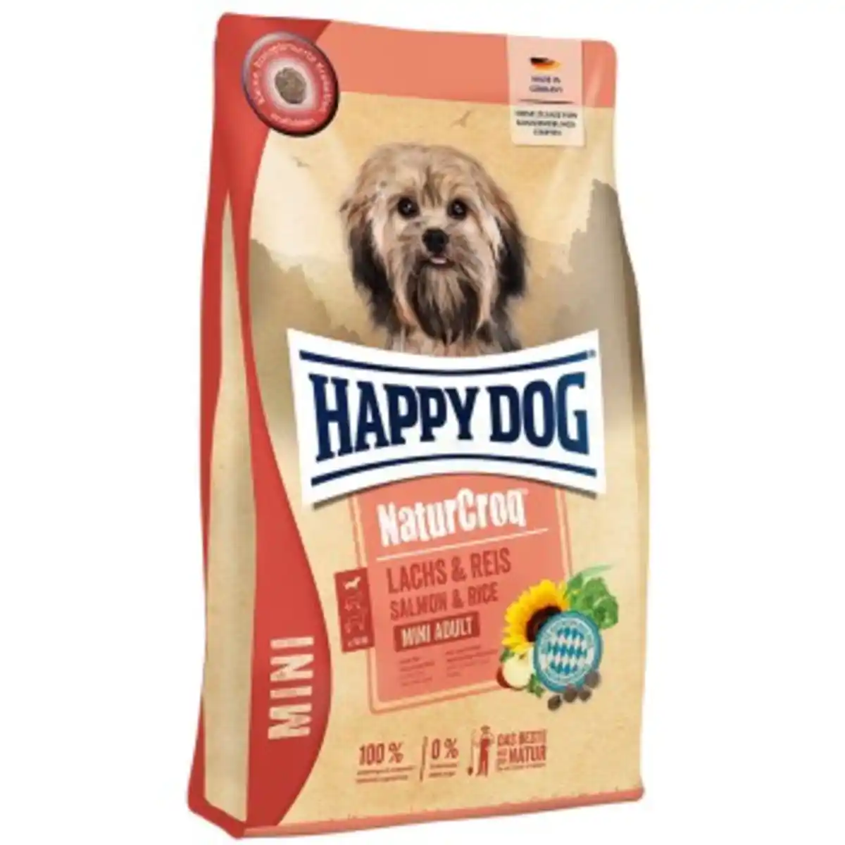 Bild 1 von HAPPY DOG NaturCroq Trockenfutter Hund Adult, Mini Lachs und Reis 800 g