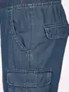 Bild 4 von Herren Cargoshorts mit Bindekordel Blau