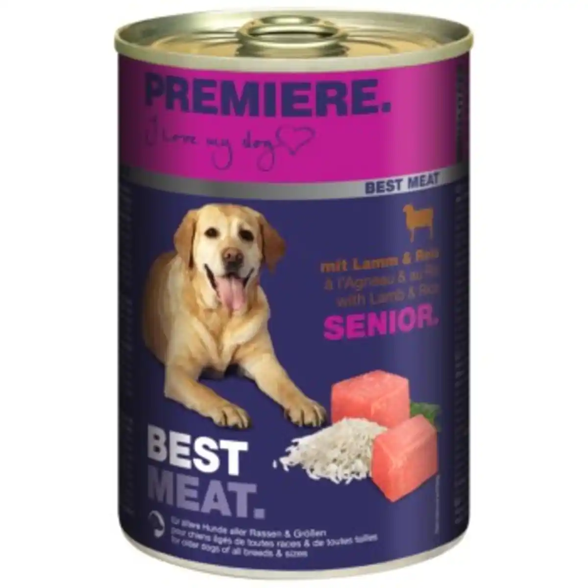 Bild 1 von PREMIERE Best Meat Senior Lamm und Reis 12x400 g