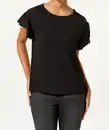 Bild 1 von Strukturiertes T-Shirt, schwarz